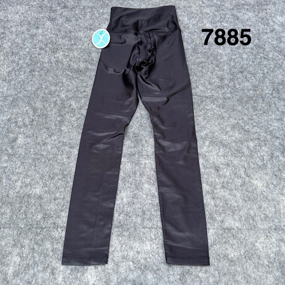 DYI Define Your Inspiration High Shine Leggings Grey Metallic High Rise Small